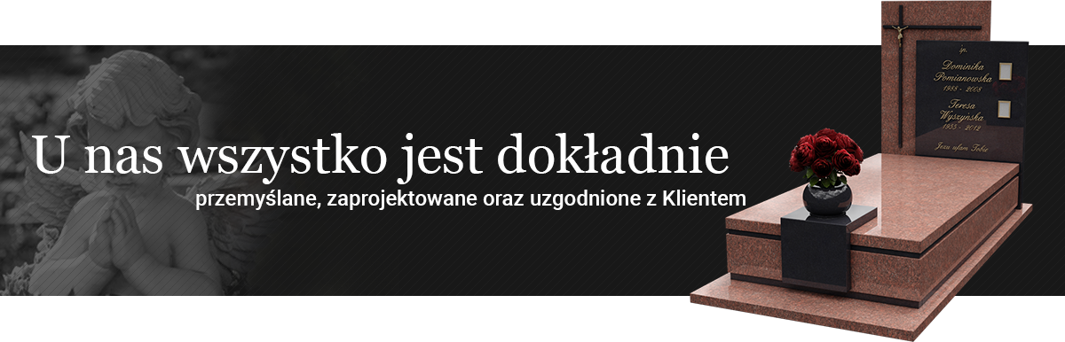 Luksusowy nagrobek urnowy w Elblągu
